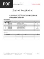 DSGW-090 MTK7628 Smart Ceiling LTE Gateway Spec V3.2