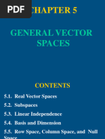 Chapter 5. General Vector Spaces