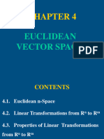 Chapter 4. Euclidean Vector Spaces