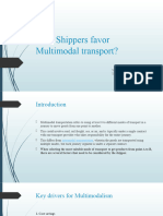 Why Shippers Favor Multimodal Transport