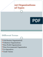 Development Organizations - Concept and Types