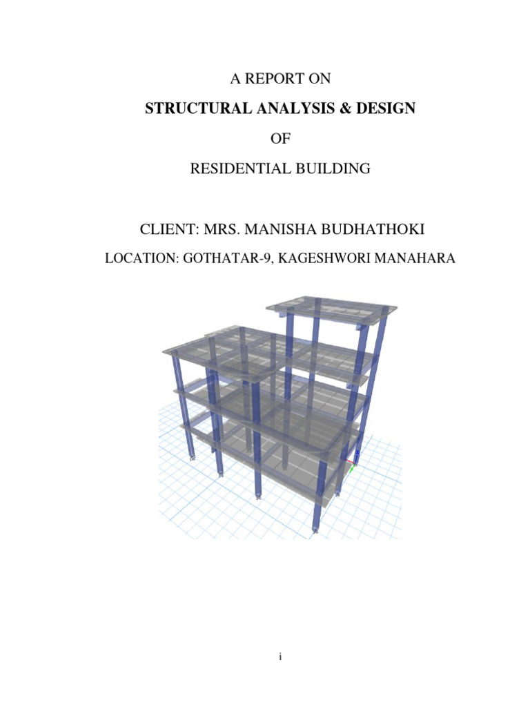 Santosh Karki Structural Report | PDF | Earthquake Engineering ...