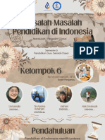 Masalah-Masalah Pendidikan di Indonesia (1)