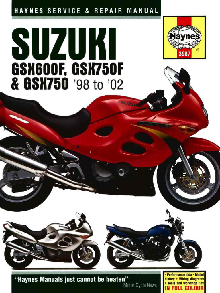 GSXF 750 98 | PDF