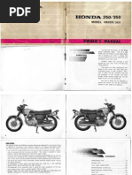 Honda CB350 Owners Manual