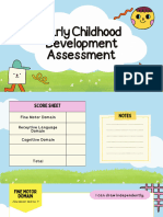 Colorful Kindergarten Early Childhood Development Assessment ECCD Presentation