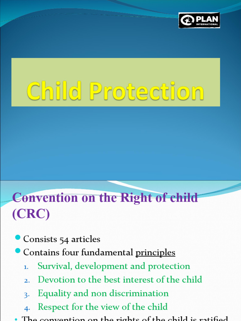 Chil Protection Training | PDF | Convention On The Rights Of The Child ...