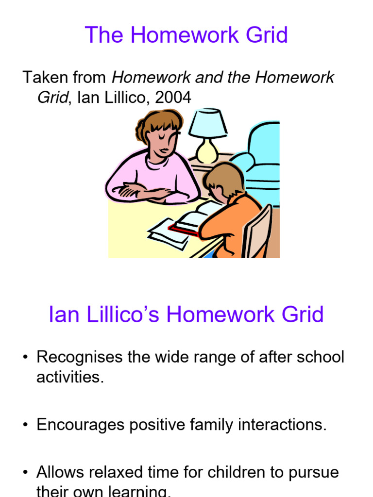 Homework and the Homework Grid | PDF | Homework | Learning