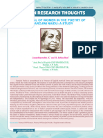 Portryal of Women in The Poetry of Sarojini Naidu: A Study: Janardhanreddy. K and R. Rekha Rani