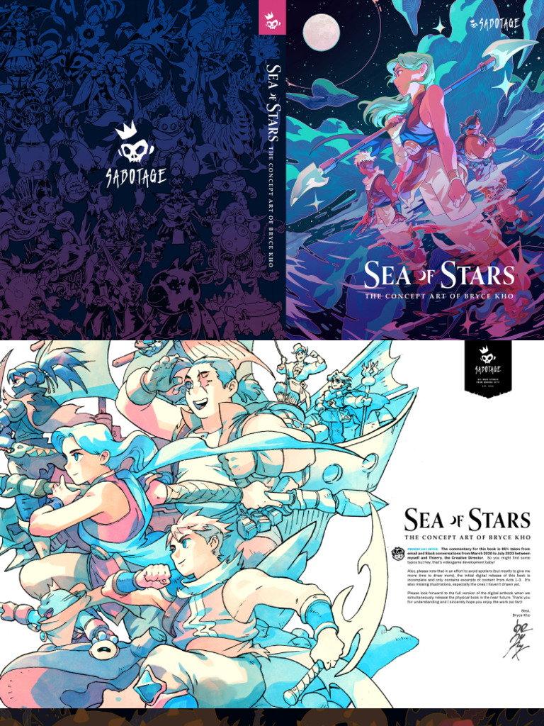 Sea of Stars: The Concept Art of Bryce Kho – 3dtotal shop