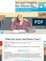 t2 e 3814 Y6 Active and Passive Voice Warmup Powerpoint Ver 8