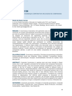 Principles of Corporate Governance Applied To Public Traded Companies