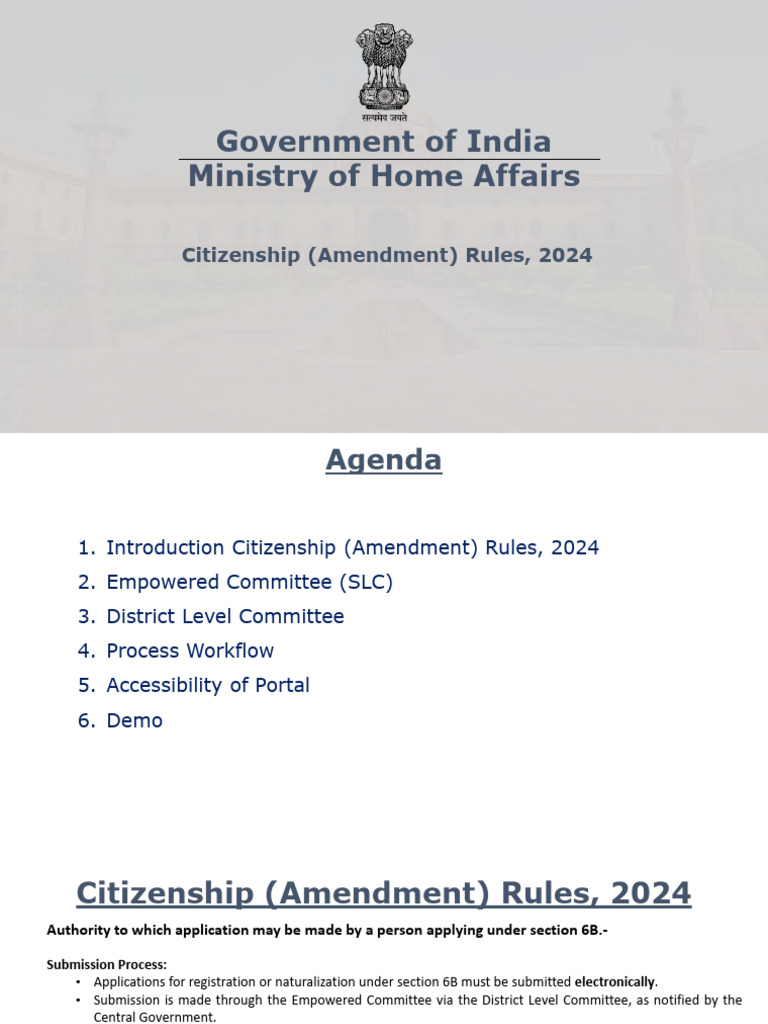 Indian Citizenship Portal | Download Free PDF | Naturalization | Government
