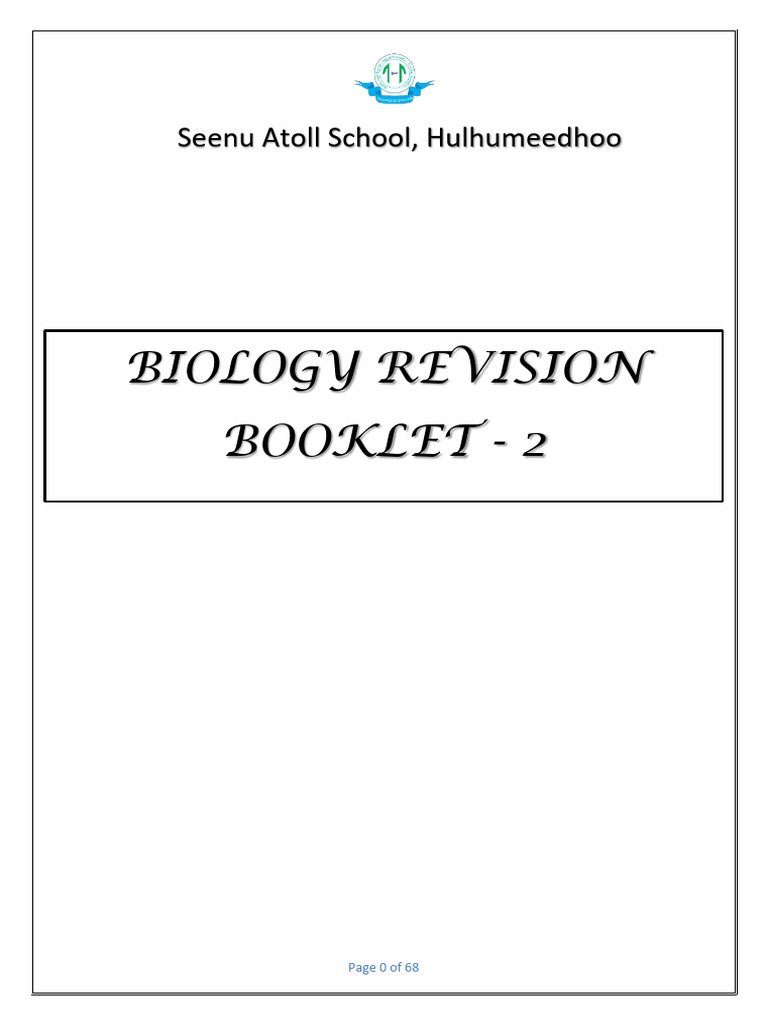 Igcse Biology Revision Booklet - Term 2 | Download Free PDF | Menstrual ...