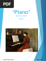 Piano by D.H Lawrence - PPTX 1