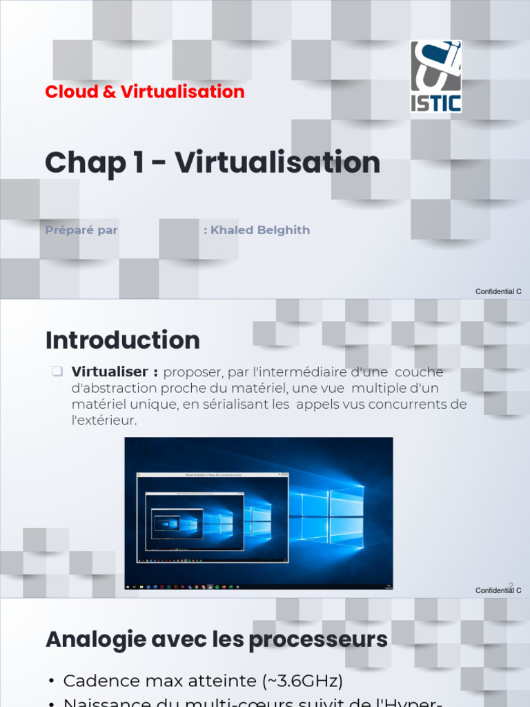 Introduction à la Virtualisation Cloud | PDF | Virtualisation ...