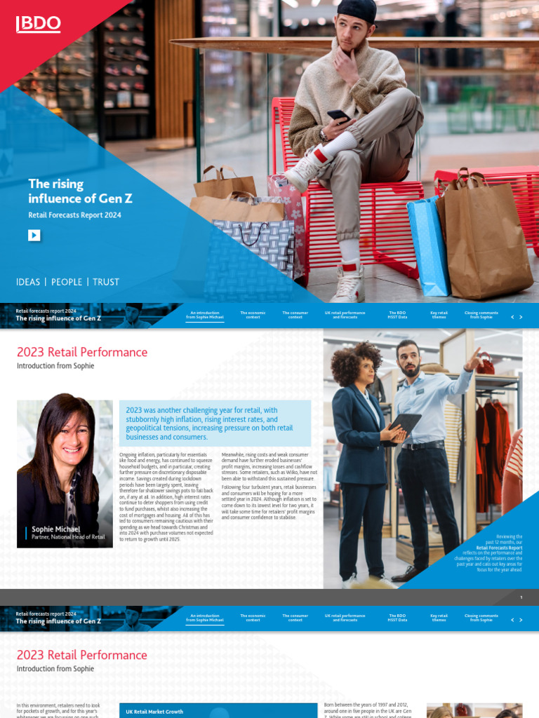 BDO Retail Forecasts Report 2024 PDF Cost Of Living Retail