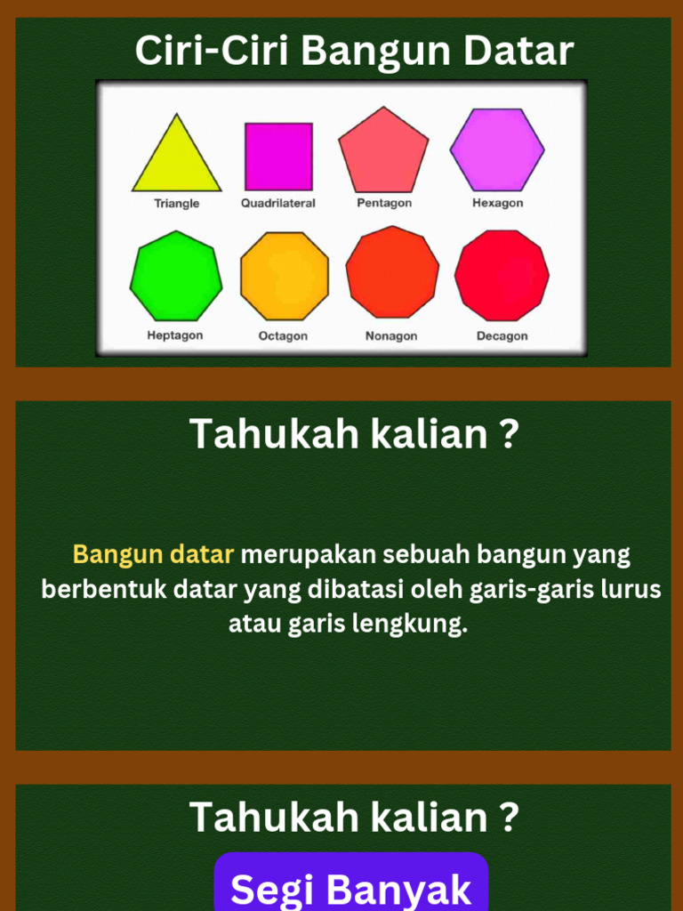 Bangun Datar Segibanyak | PDF