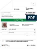 Receipt Paid: EPP1-9QT823ZD EK6Y398 28 December 2023