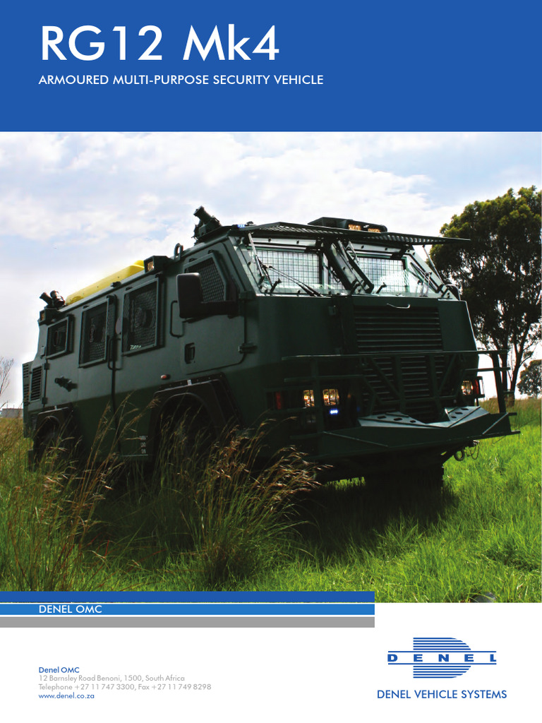 RG12 Mk4: Armoured Multi-Purpose Security Vehicle | PDF | Brake | Anti ...