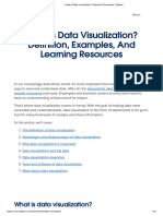 What Is Data Visualization - Definition & Examples - Tableau - Notes