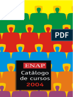 Catálogo de Cursos ENAP 2004