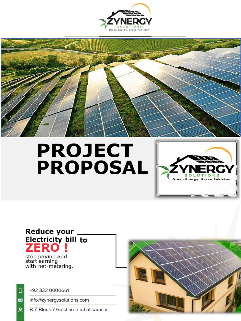 3KW Solar Installation Proposal PDF Photovoltaics Solar Panel