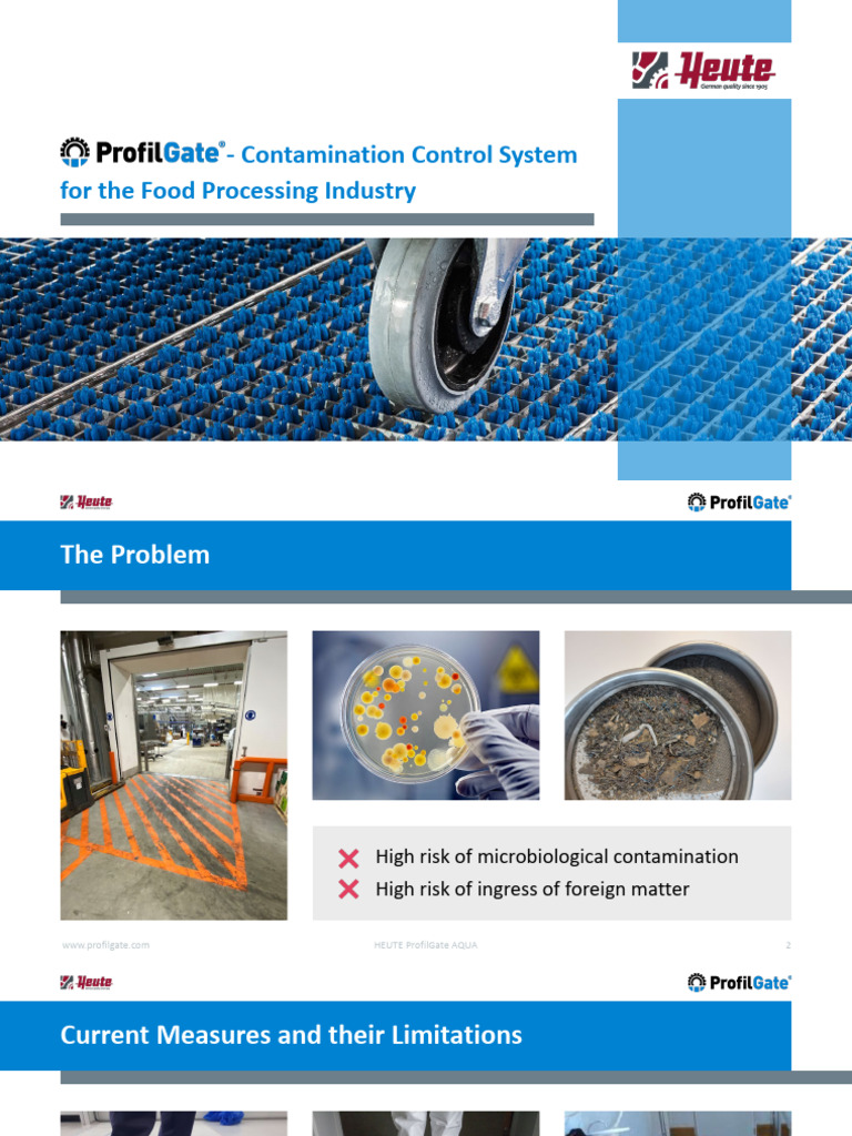ProfilGate Aqua - For Food Industry | PDF | Hygiene | Tire