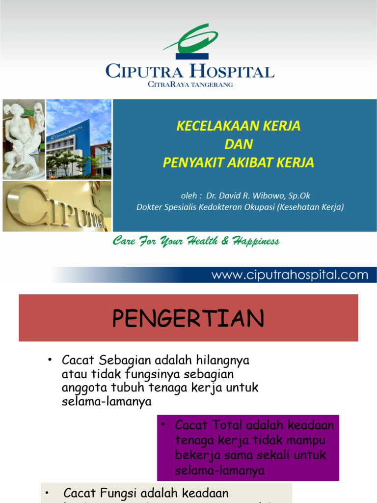 Kecelakaan Dan Penyakit Akibat Kerja Pdf