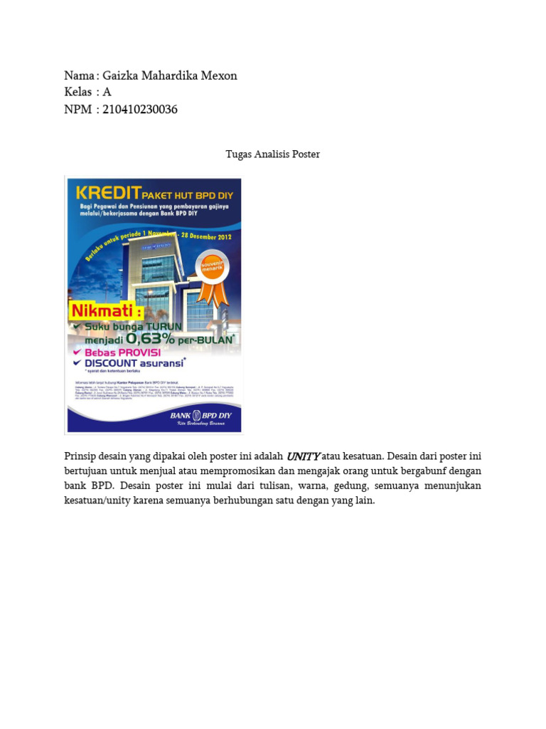 Analisis Prinsip Design | PDF