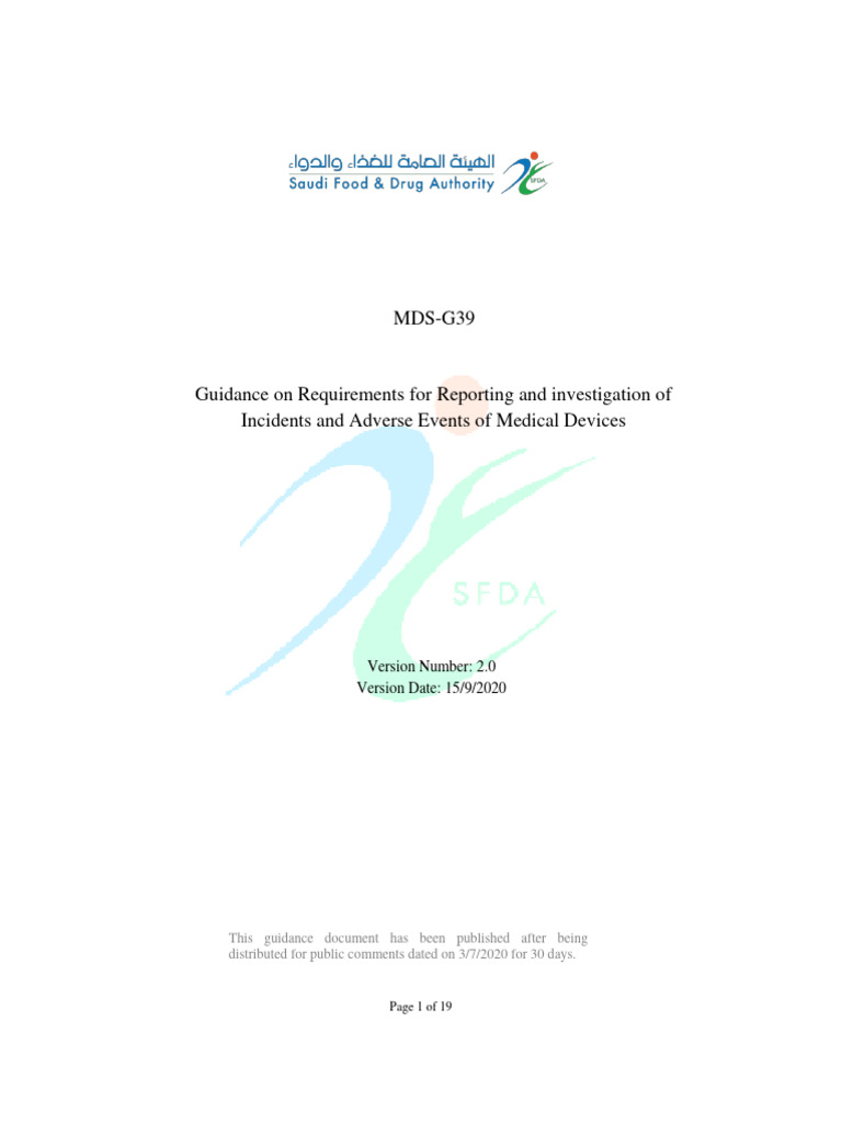 Medical Device Adverse Event Reporting Guide | PDF | Medical Device ...