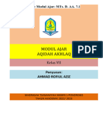 MODUL AJAR AA VII MTs N 1 PO FASE D pertemuan ke 1