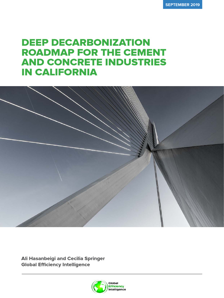 California Cement Decarbonization Roadmap | PDF | Cement | Carbon ...