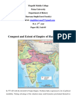 Map Harshavardhanas-Empire
