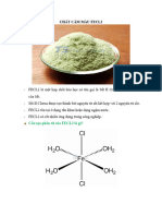 CHẤT CẦM MÀU FECL2