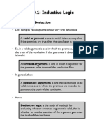 10.1: Inductive Logic: Induction and Deduction