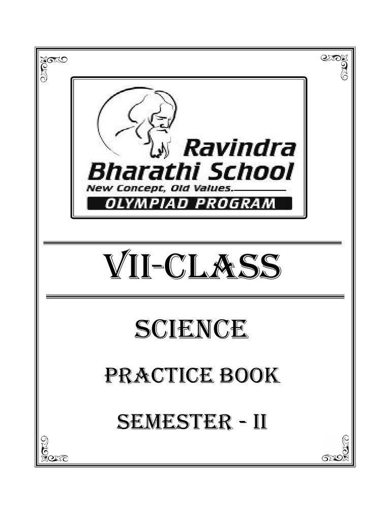 VII Class Science Practice Book | PDF | Reproduction | Seed