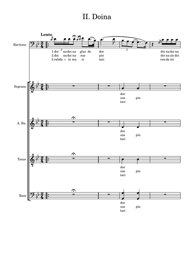 Tipos de Voces en Música Coral | PDF