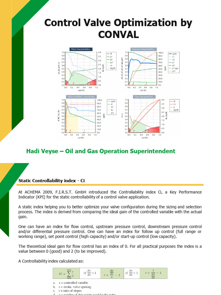 Control Valve Performance Optimization | PDF | Valve | Reliability ...