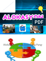 ALOKASYON Aralin 5