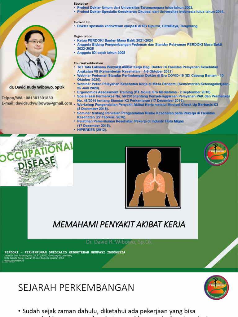 Penyakit Akibat Kerja Diagnosis Dan Penanganan Pdf