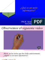 Qué es un texto informativo