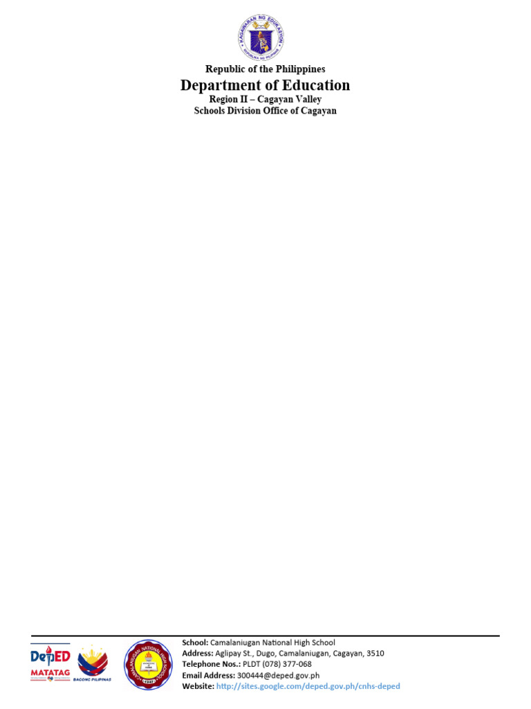 Sip Format With Header and Footer | PDF