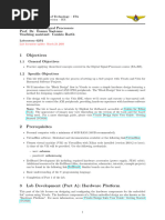 1 Objectives: EA-268 Digital Signal Processors Prof. Dr. Osamu Saotome Teaching Assistant: Canisio Barth