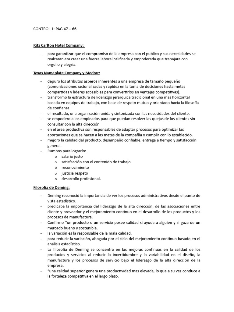 Mejora Continua y Calidad en Empresas | PDF | Calidad (comercial)