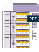 Planilha Periodização