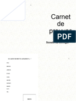 Carnet de Preuve Livret