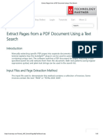 Extract Pages From A PDF Document Using A Text Search