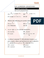 JEE Advanced Aldehyde and Ketones Important Questions