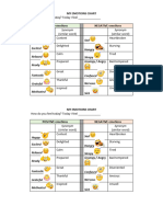 Check-In - My Emotions CHART - Print For Students